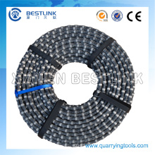 11.5mm 40 Beads Rubberized Granite Diamond Wire Saw